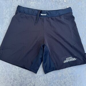 Men's Black Elite MMA Athletic Shorts
